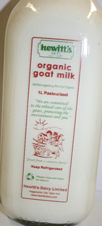 Goat Milk - 1L Glass - 3.25% Organic